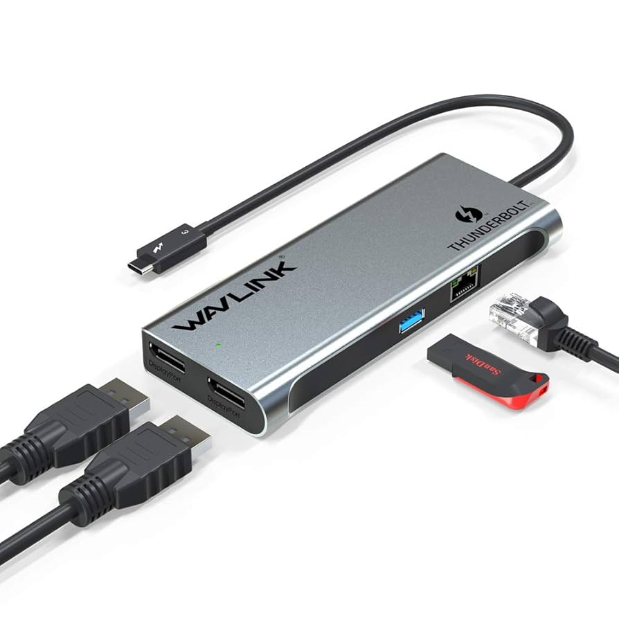 Amazon.co.jp: WAVLINK Thunderbolt 3 Mini Dock ドッキング